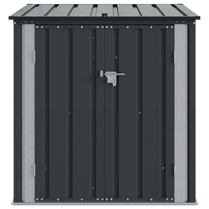 Gartenlagerbox Schwarz Stahl 101,5x107x100cm