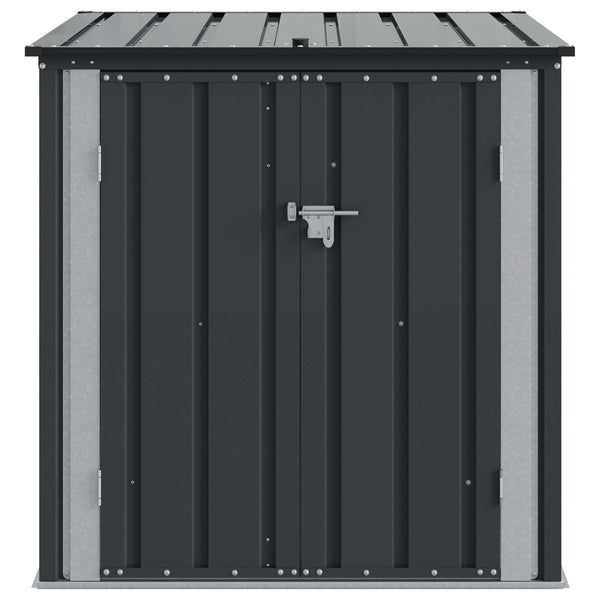 Gartenlagerbox Schwarz Stahl 101,5x107x100cm