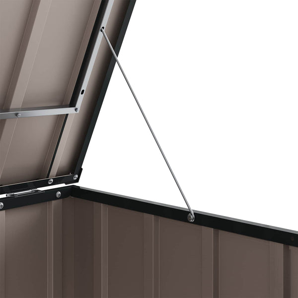 Gartenbox Stahl Schwarz 151,5 cm