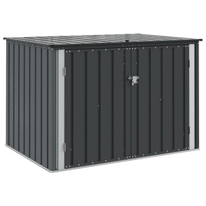 Gartenbox Stahl Schwarz 151,5 cm