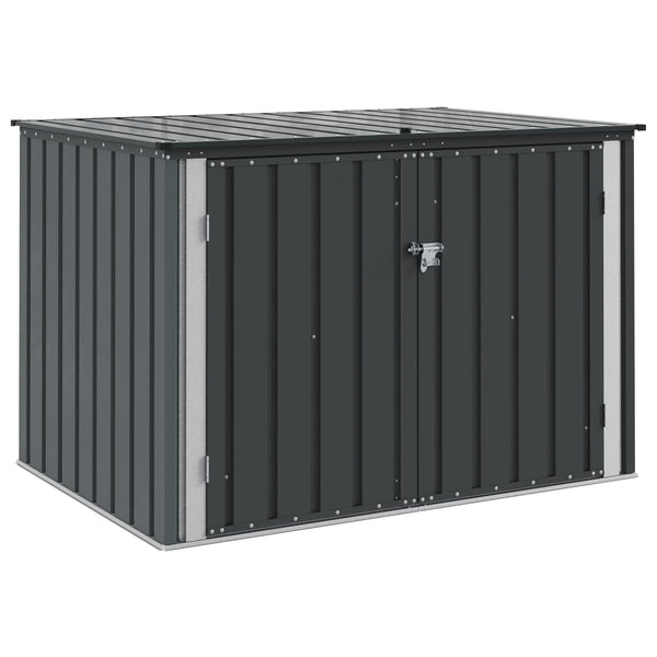 Gartenbox Stahl Schwarz 151,5 cm