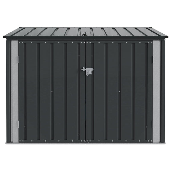 Gartenbox Stahl Schwarz 151,5 cm