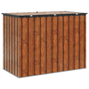 Gartenlagerbox Stahl Braun 151,5 cm