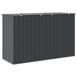 Gartenlagerbox Stahl Schwarz 214 cm