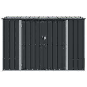 Gartenlagerbox Stahl Schwarz 214 cm