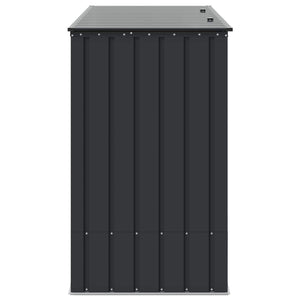 Gartenlagerbox Stahl Schwarz 214 cm