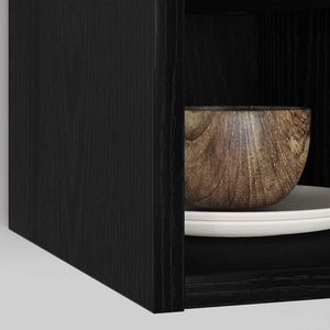 Hängeschrank Schwarz Eichen-Optik 60cm