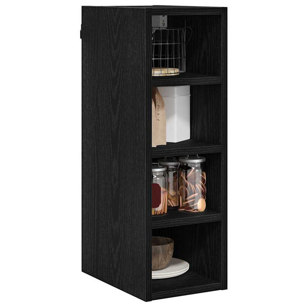 Hängeschrank Schwarz Eichen-Optik 60cm
