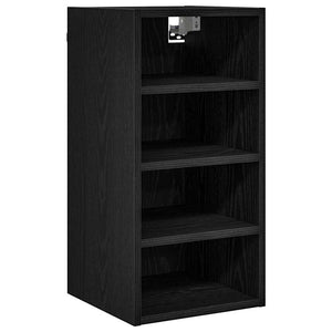 Hängeschrank Schwarz Eichen-Optik 30x60 cm