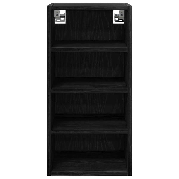 Hängeschrank Schwarz Eichen-Optik 30x60 cm