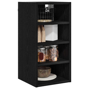 Hängeschrank Schwarz Eichen-Optik 30x60 cm