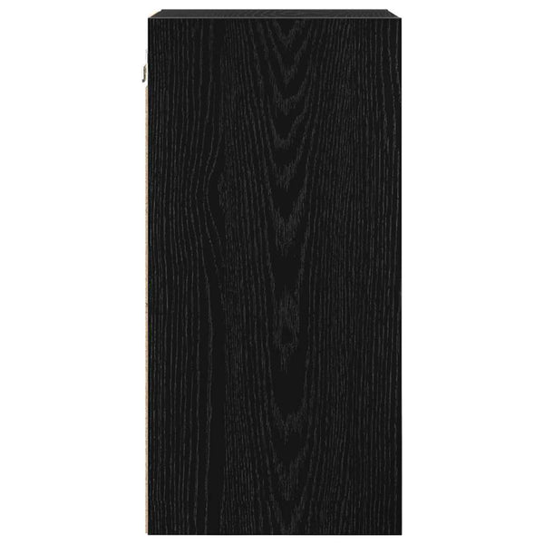 Hängeschrank Schwarz Eichen-Optik 30x60 cm