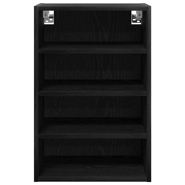 Hängeschrank Schwarz Eichen-Optik 40x60 cm