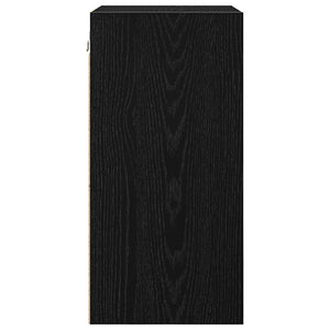 Hängeschrank Schwarz Eichen-Optik 40x60 cm