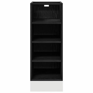 Küchenunterschrank Schwarz Eichen-Optik 30cm