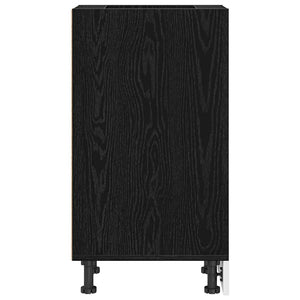 Küchenunterschrank Schwarz Eichen-Optik 30cm