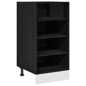 Küchenunterschrank Schwarz Eichen-Optik 40cm