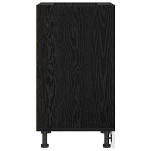 Küchenunterschrank Schwarz Eichen-Optik 40cm
