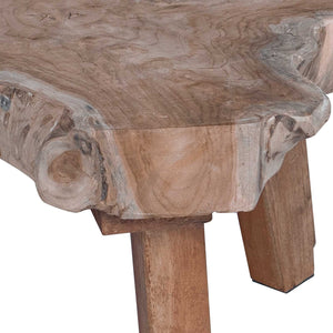 Nachttisch Braun Massivholz 40x40