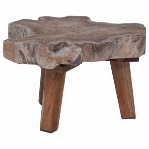Nachttisch Braun Massivholz 40x40