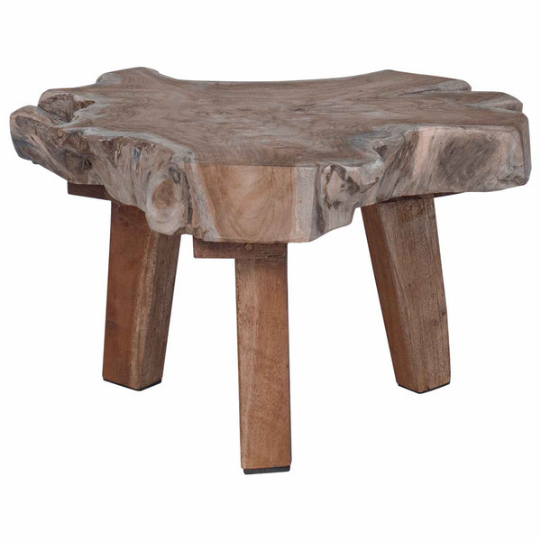 Nachttisch Braun Massivholz 40x40