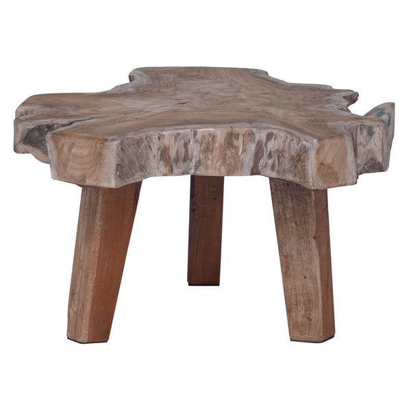Nachttisch Braun Massivholz 40x40