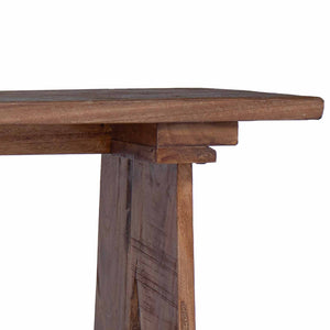 Banc vidaXL Nature 100 x 30 x 51 cm Bois de récupération massif