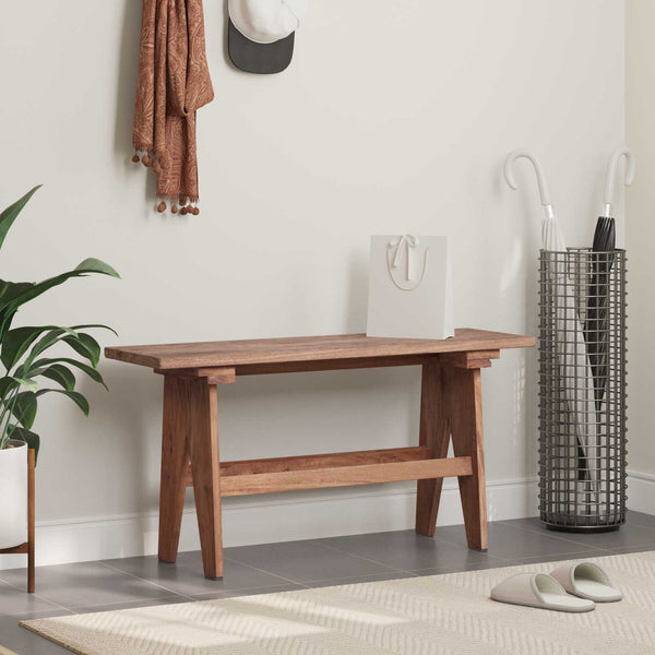Banc vidaXL Nature 100 x 30 x 51 cm Bois de récupération massif