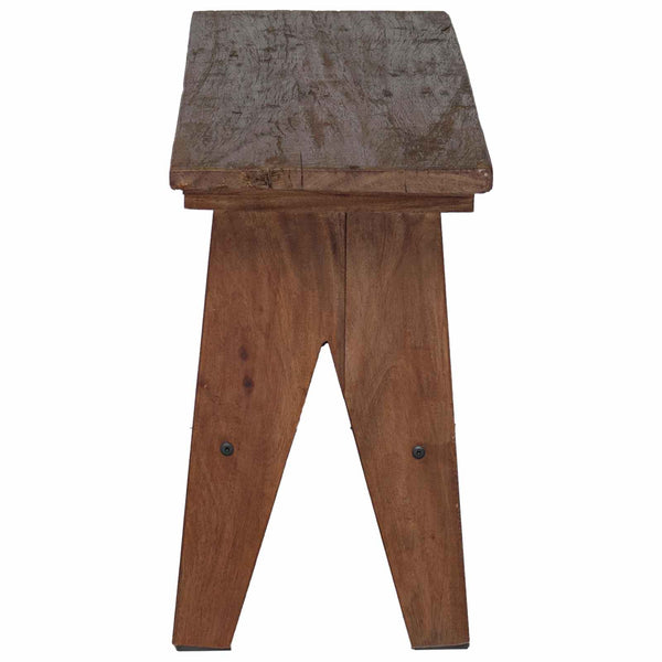 Banc vidaXL Nature 100 x 30 x 51 cm Bois de récupération massif
