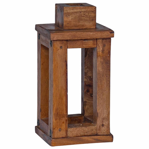 Laternen 3er Set Mahagoni Holz