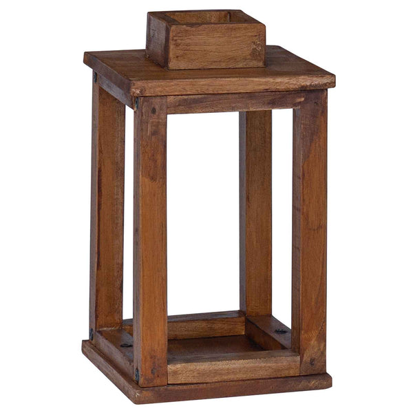 Laternen 3er Set Mahagoni Holz