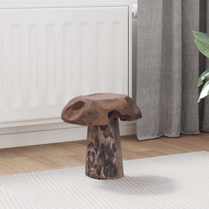 Teak Hocker Natur 35x35x35cm Massivholz