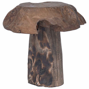 Teak Hocker Natur 35x35x35cm Massivholz