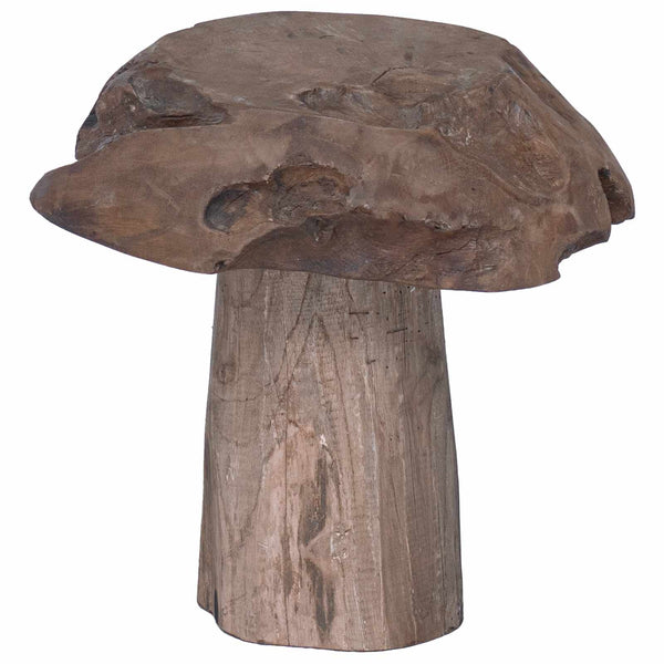 Teak Hocker Natur 35x35x35cm Massivholz