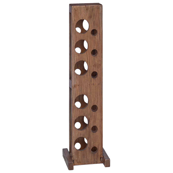 Weinregal Massivholz Mahagoni Braun 100cm