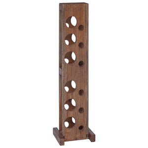Weinregal Massivholz Mahagoni Braun 100cm