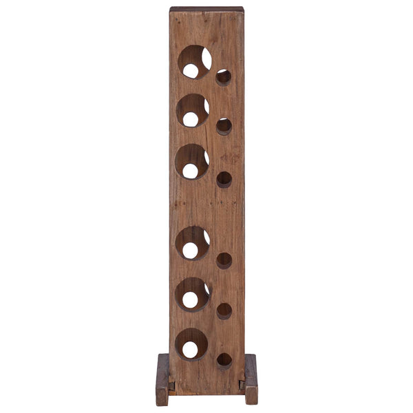 Weinregal Massivholz Mahagoni Braun 100cm
