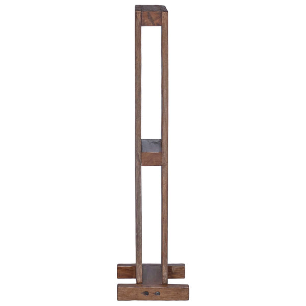 Weinregal Massivholz Mahagoni Braun 100cm