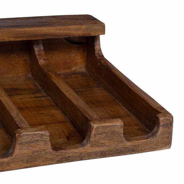 Besteckkasten Mahagoni Braun 36x30x10 cm