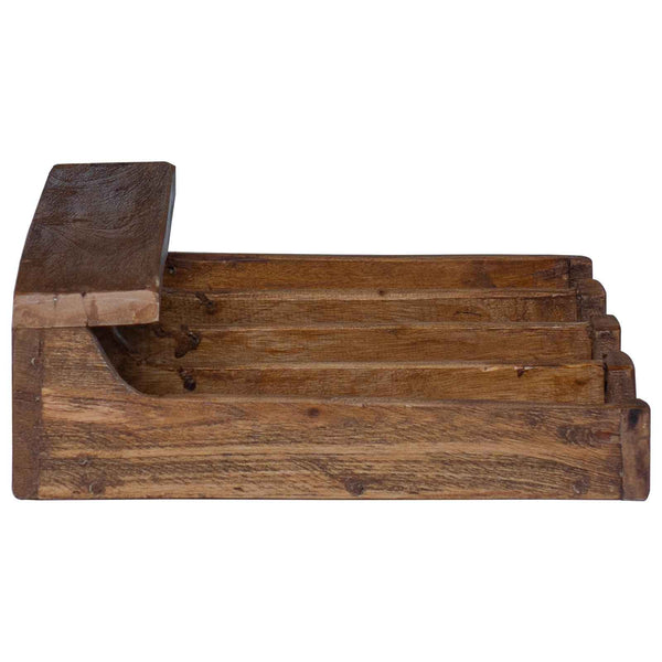 Besteckkasten Mahagoni Braun 36x30x10 cm