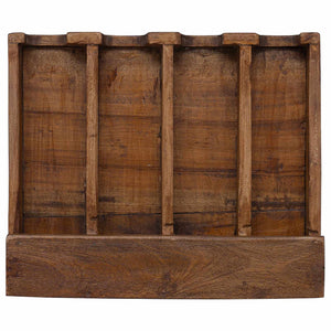 Besteckkasten Mahagoni Braun 36x30x10 cm