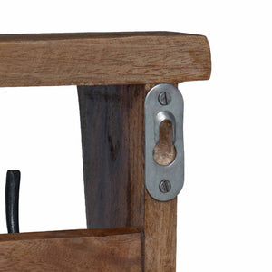Kleiderbügel Braun Mahagoni Massivholz 50cm
