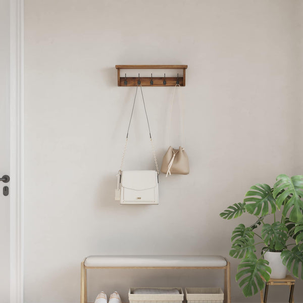 Kleiderbügel Braun Mahagoni Massivholz 50cm