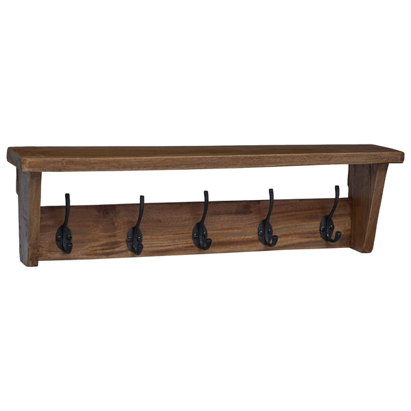 Kleiderbügel Braun Mahagoni Massivholz 50cm