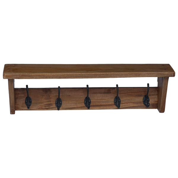 Kleiderbügel Braun Mahagoni Massivholz 50cm