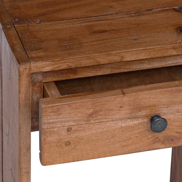 Nachttisch Braun Massiv Mahagoni Holz