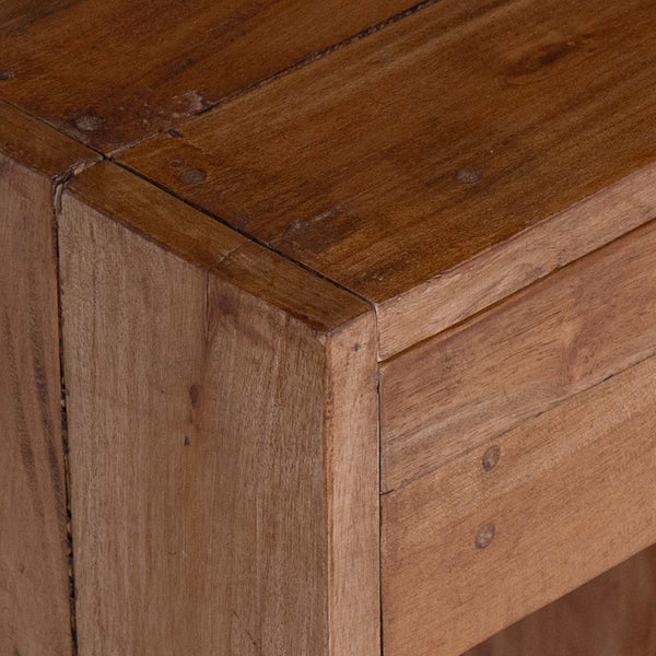 Nachttisch Braun Massiv Mahagoni Holz