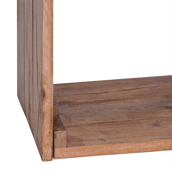 Nachttisch Braun Massiv Mahagoni Holz
