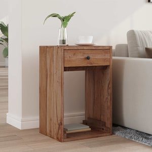 Nachttisch Braun Massiv Mahagoni Holz