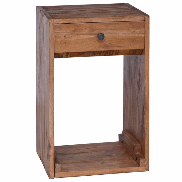 Nachttisch Braun Massiv Mahagoni Holz